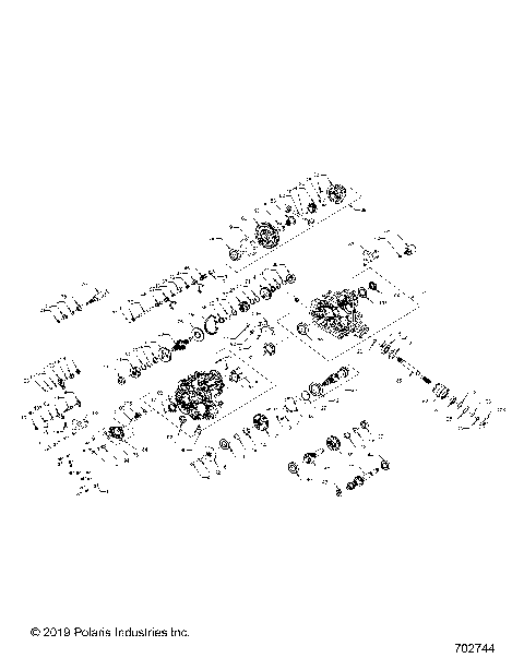 DRIVE TRAIN, MAIN GEARCASE INTERNALS - Z23ASE99P4 (702744)