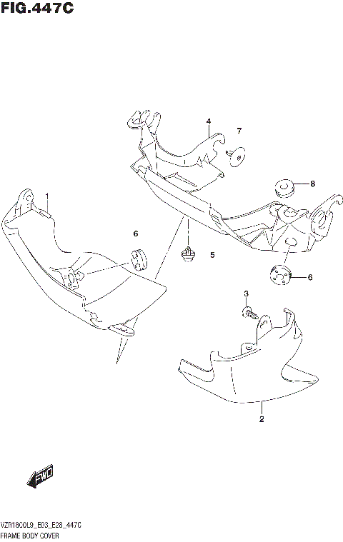 FRAME BODY COVER (VZR1800BZL9 E28)