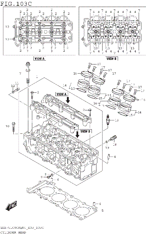 CYLINDER HEAD (GSX-S1000RQM4 E33)