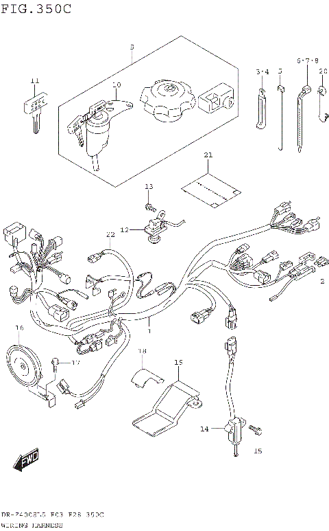 WIRING HARNESS (DR-Z400SL5 E33)