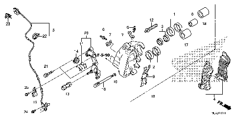 FRONT BRAKE CALIPER (2)