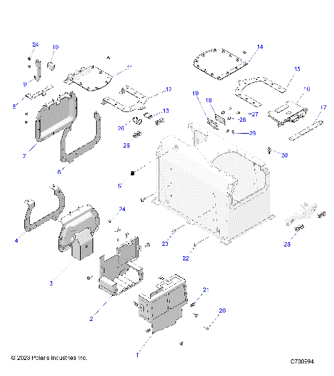 ELECTRICAL, BATTERY, SERVICE COMPONENTS, R23E3GC4BD/B9 (C730994)