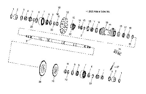 DRIVE, MIDDLE - A07CL50AA (4999201649920164B11)