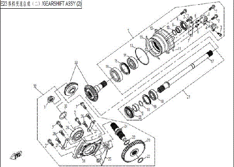 GEAR SHIFT ASSY 2