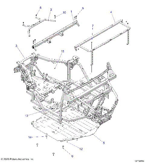 CHASSIS, MAIN FRAME - D26P2A99A4/B4/G99A4/U99A4/B4/W99A4 (C0708088)