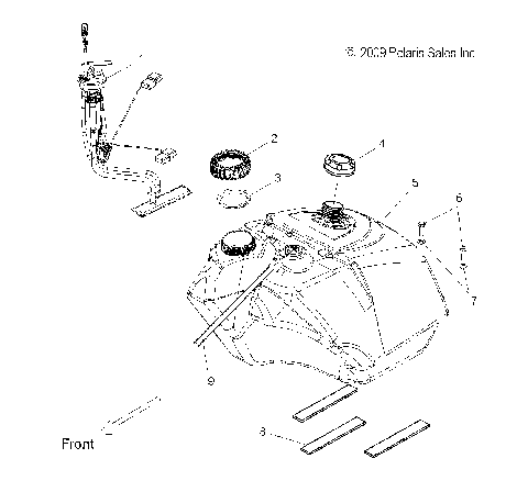 FUEL SYSTEM, FUEL TANK ASM. - S15PU6NSL/NEL (49SNOWFUEL10600WIDE)