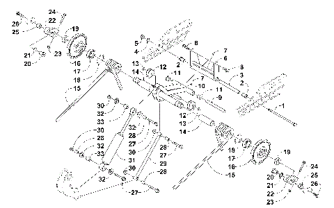 REAR SUSPENSION REAR ARM ASSEMBLY [101576]