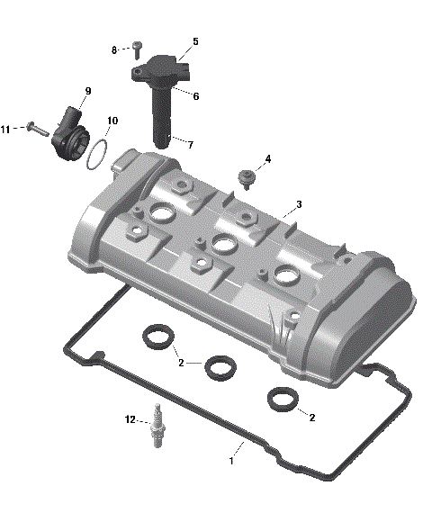 01- ROTAX - Valve Cover