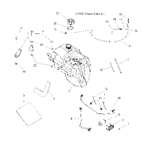 FUEL TANK - A07TH50AL/AQ/AU/AZ/TN50AF/AS/AU (49ATVFUELX2500EFI)