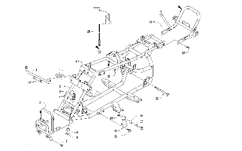 FRAME AND RELATED PARTS ASSEMBLY [301625]