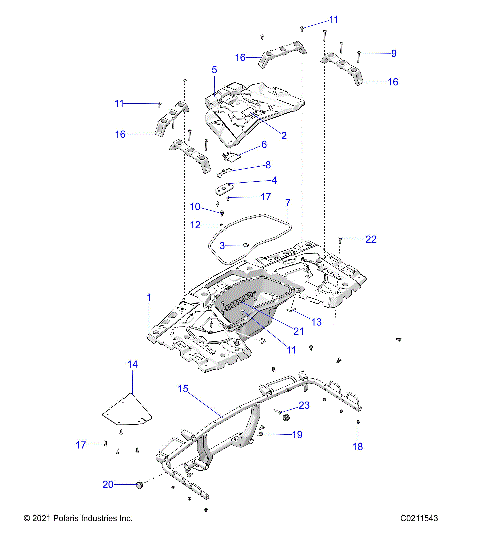 BODY, REAR RACK - A24SXA85A1/A6 (C0211543)