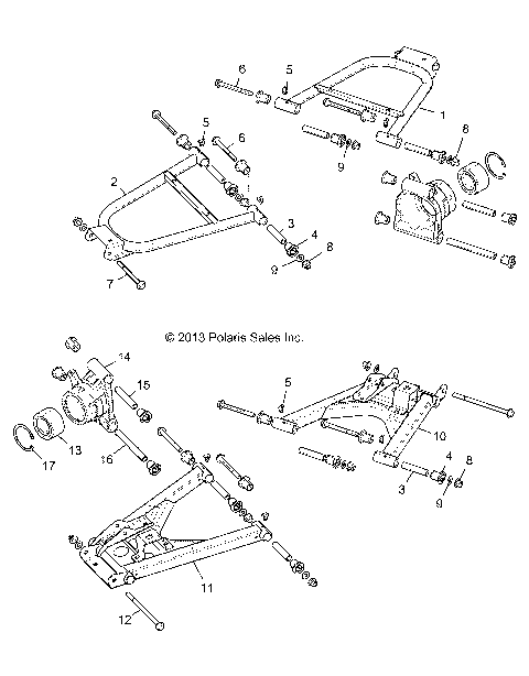 SUSPENSION, REAR - R16RVAD1A1 (49RGRSUSPRR15DCREW)