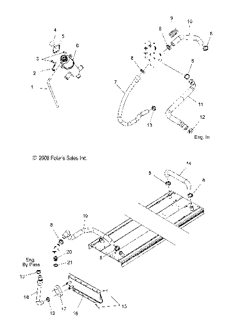 ENGINE, COOLING SYSTEM - S09PB6FS/FE (49SNOWCOOLING09SHIFT)