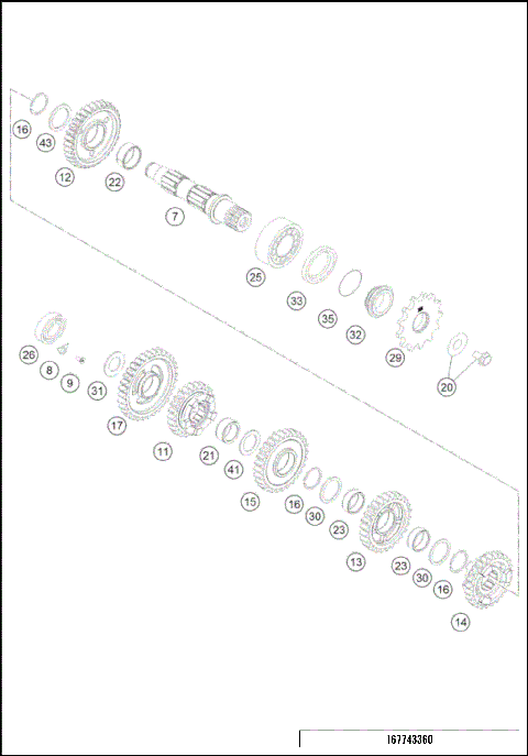 TRANSMISSION II - COUNTERSHAFT