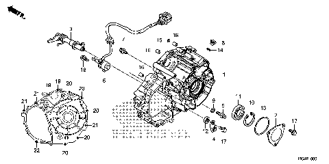 REAR CRANKCASE COVER