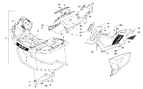 FRONT RACK AND SIDE PANEL ASSEMBLIES [300768]