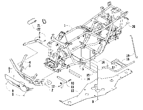 FRAME AND RELATED PARTS [89177]
