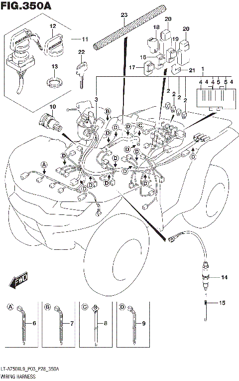 WIRING HARNESS (LT-A750XL9 P03)