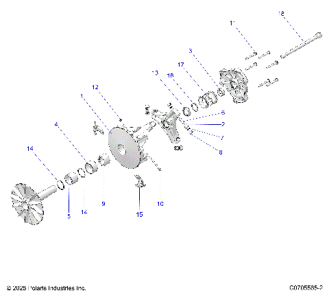DRIVE TRAIN, PRIMARY CLUTCH
