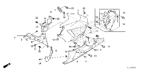 MIDDLE COWL@LOWER COWL
