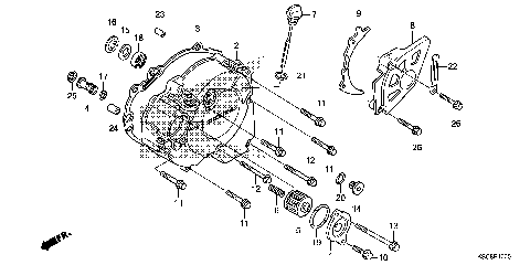 LEFT CRANKCASE COVER