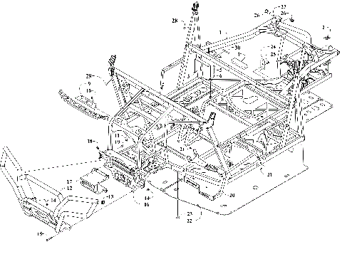 FRAME AND RELATED PARTS [304190]