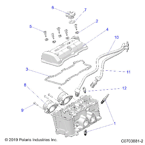 ENGINE, THROTTLE BODY and VALVE COVER - D20BBP99A4/B4/FP99A4 (C0703881-2)