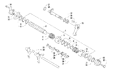 GEAR SHIFTING ASSEMBLY [90871]