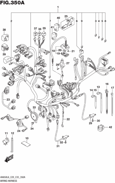 WIRING HARNESS (AN650L6 E33)