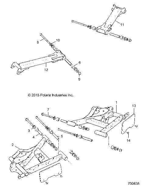 SUSPENSION, REAR CONTROL ARMS - R18RGE99BM/BB/B7/KBS/UB9/UBG (700838)