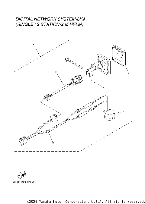 CLP SWITCH PANEL  SINGLE (2ND HELM)