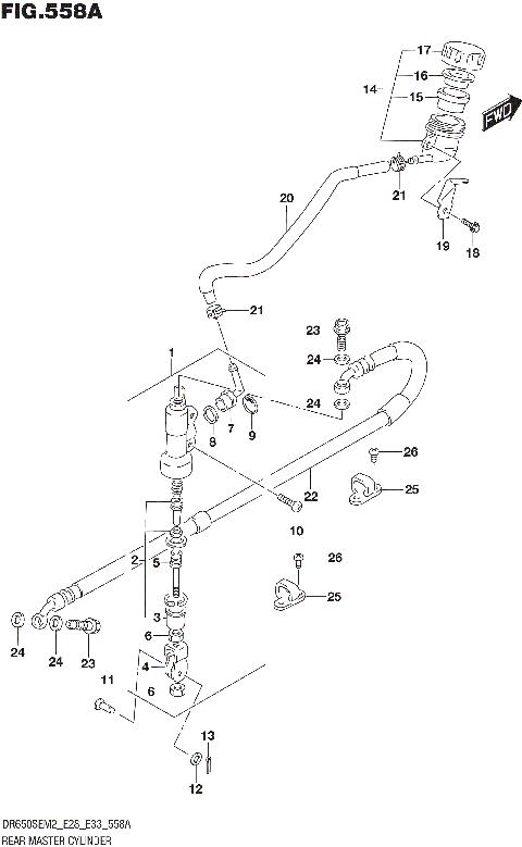 REAR MASTER CYLINDER