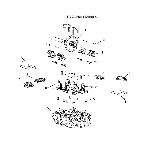 VALVE TRAIN - W045304CA/IA/CB/IB/CC/IC (4990559055C04)