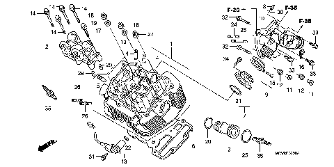 FRONT CYLINDER HEAD