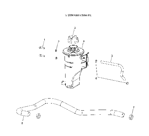 COOLANT BOTTLE - W045304CA/IA/CB/IB/CC/IC (4990559055D07)