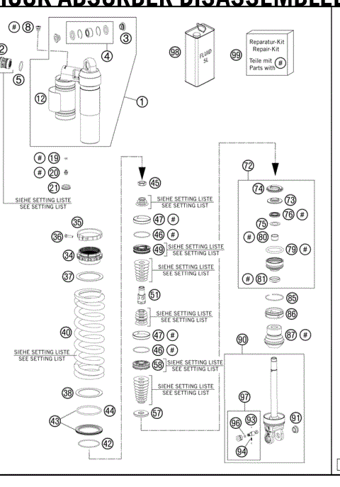 SHOCK ABSORBER DISASSEMBLED  Page 13