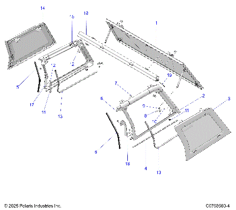 BODY, REAR WINDOW AND REAR CAB PANEL MOUNTING