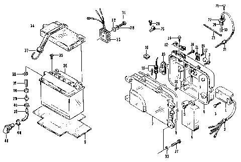ELECTRICAL MODULE AND BATTERY [72596]