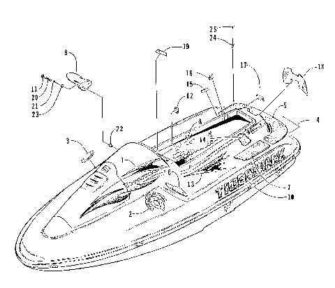 DECAL AND FOOTPAD ASSEMBLY [72930]