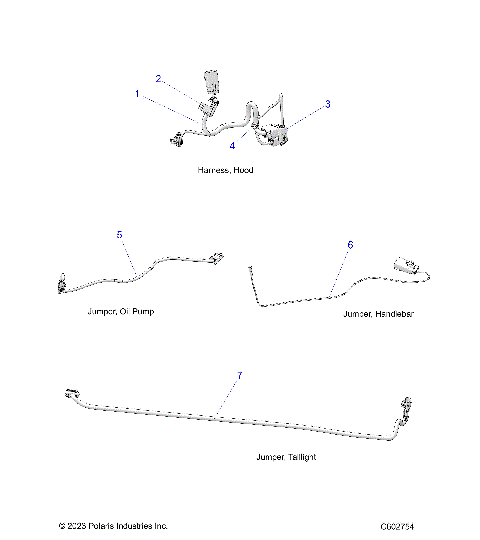 ELECTRICAL, HARNESS, HOOD, JUMPERS, MISC. - S25AJT6REL (C602754)