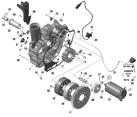 01- ROTAX - Magneto and Electric Starter