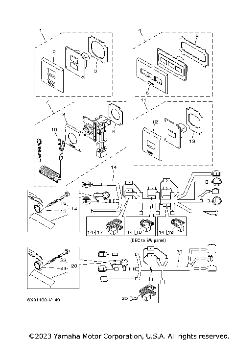 SWITCH PANEL 3 (EKS, TRIPLE)