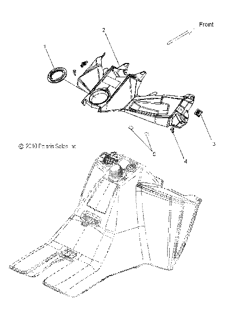 BODY, CONSOLE - S11BF6NS/BD6NS ALL OPTIONS (49SNOWCONSOLE11RUSH)