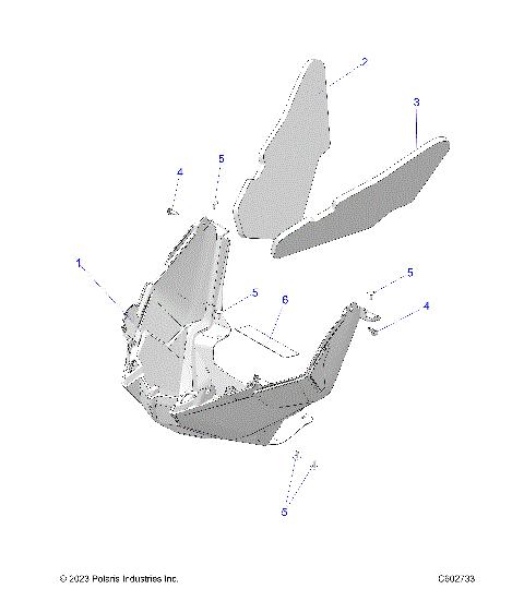 BODY, NOSEPAN ASM. - S25AJT6REL (C602733)