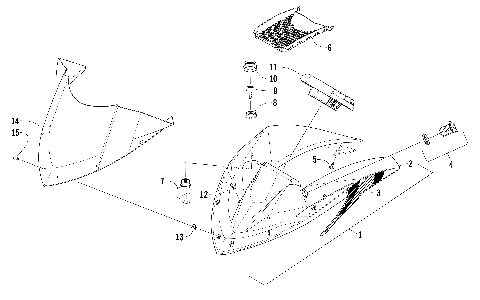 WINDSHIELD AND INSTRUMENTS ASSEMBLIES [102101]