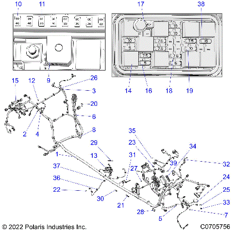 ELECTRICAL, WIRE HARNESS, CHASSIS - Z21R4D92BB/BK (C0705756)