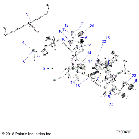 ELECTRICAL, WIRE HARNESS COMPONENTS - R19RSE99A (C700492)