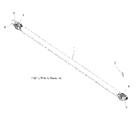 DRIVE TRAIN, FRONT PROP SHAFT - R16RTA57A1/A4/A9/B1/B4/B9/EAP/EBP (49RGRSHAFTPROP13900XP)
