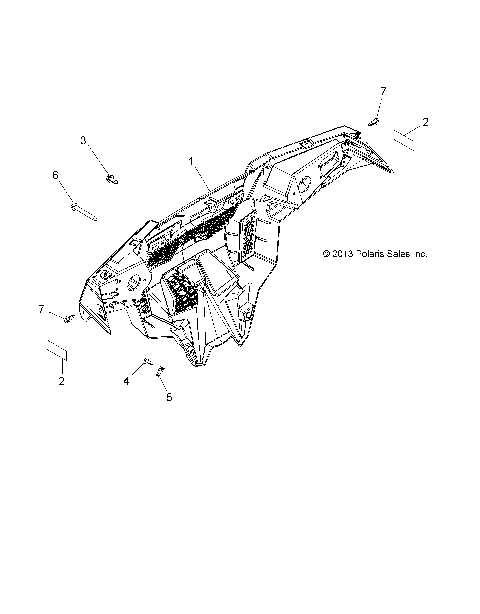 BODY, BUMPER, REAR - A16DAA32A1/A7 (49ATVBUMPERRR14325)