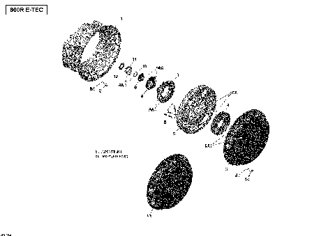 04- Rewind Starter - 800R E-TEC